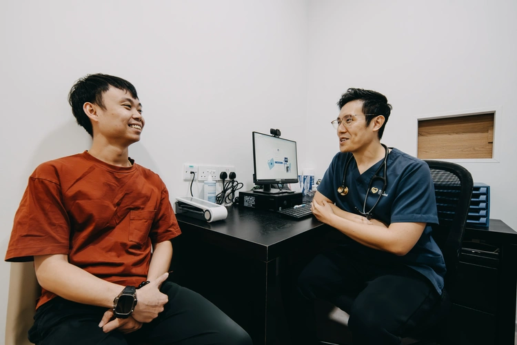 Doctor consultation session at Fair Employment Medical Jurong clinic